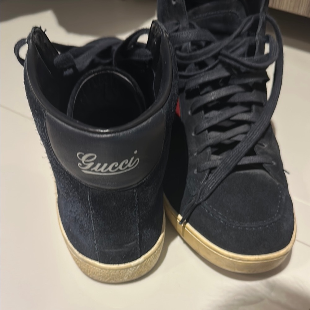 Gucci Blue high-top sneakers